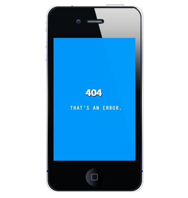 404 Page Design