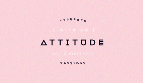 Attitude freefonts - 1-1