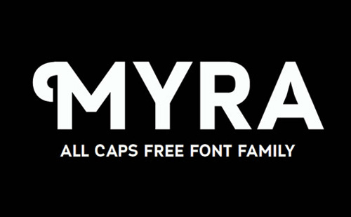 Myra freefonts - 8