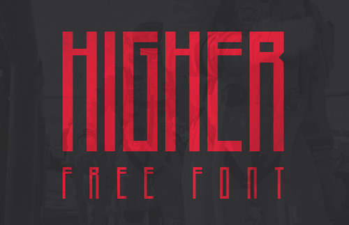 Higher freefonts - 9