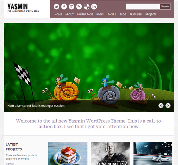 Yasmin Responsive WordPress Theme - 12