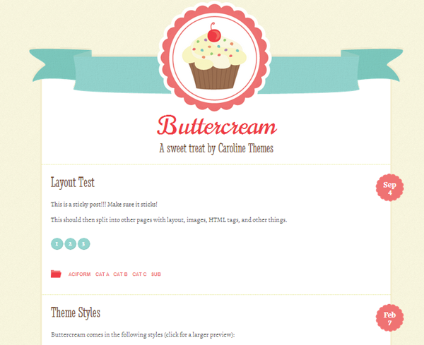 Buttercream Responsive WordPress Theme - 25