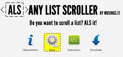 Any List Scroller: A jQuery Plugin To Scroll Lists