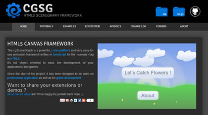 cgSceneGraph Animation Framework With HTML5 Canvas