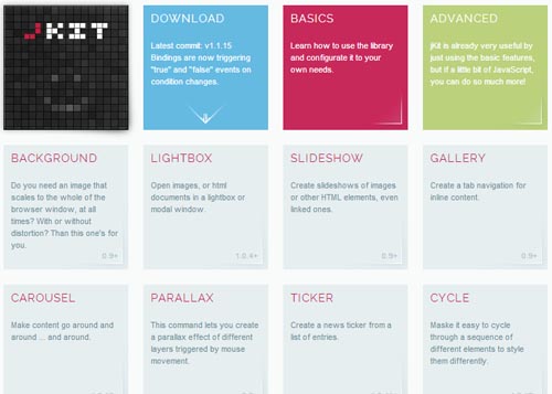 jKit: Useful jQuery User Interface Kit