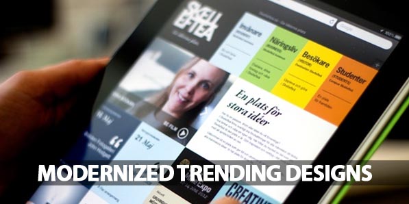 Modernized Trending Designs to Reach the Landing Pages