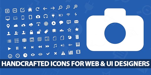 80 Beautiful Handcrafted Scalable Icons For Web & UI Desigenrs
