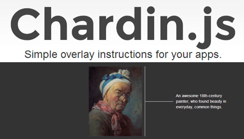Chardin.js: Overlayed Instructions For Any HTML Element