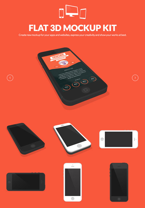 Flat Icons and Web Elements for UI Design-35