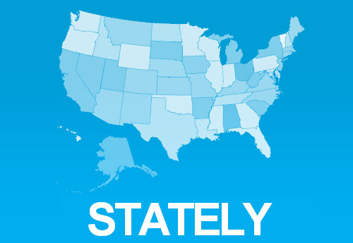 Stately: A Font For Creating US Maps