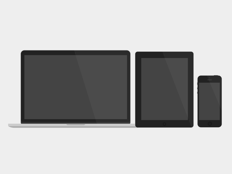 Flat Devices with Free PSD Mockups-9