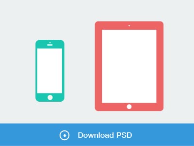 Flat Devices with Free PSD Mockups-10