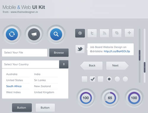 Free Psd UI Kits For Web and Mobile-2