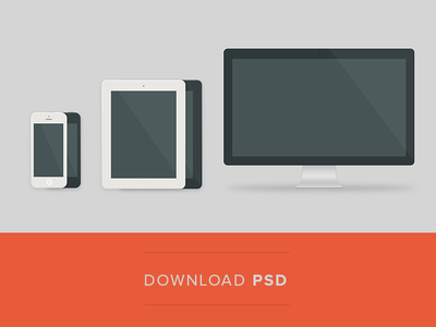 Flat Devices with Free PSD Mockups-4