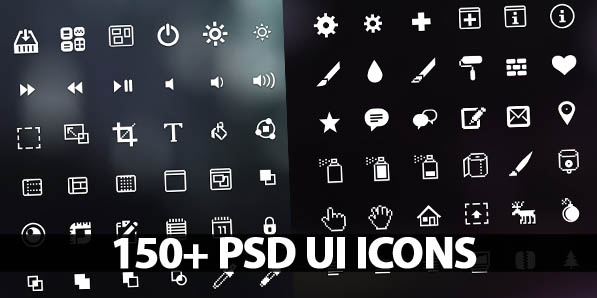 150+ Beautiful UI Icons for Designers
