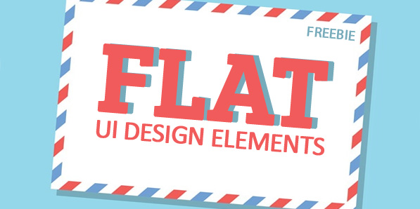 Freebie: 45 Flat UI Design Elements