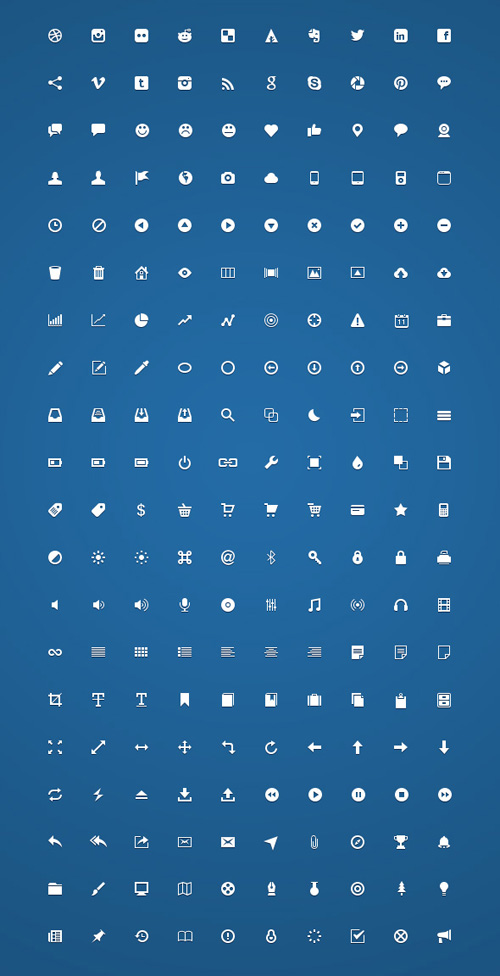 200 Free Handcrafted Micro Icons