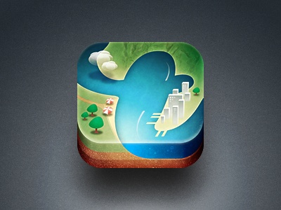 Geo mobile app icons