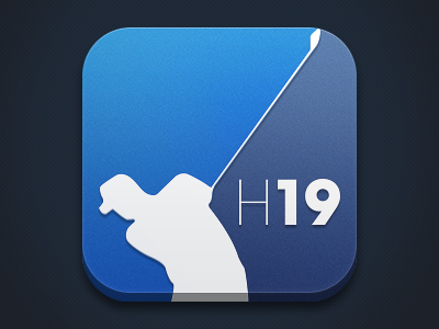 Hole19 mobile app icons
