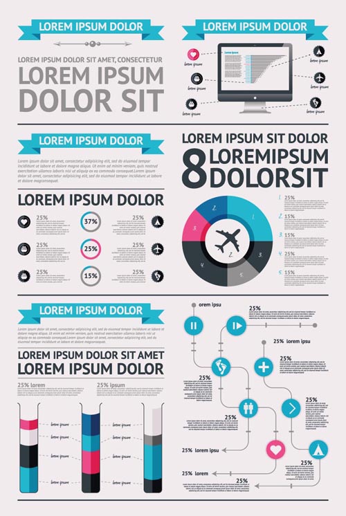 Infographic Vector Elements and Vector Graphics