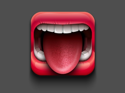 Open Mouth mobile app icons