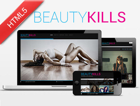 BeautyKills – Creative Artist Responsive Portfolio Template
