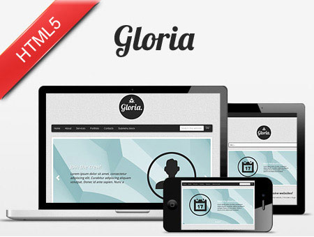 Gloria – Inexpensive Professional Responsive Web Template