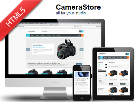 Camera Store – Responsive eCommerce HTML5 Template