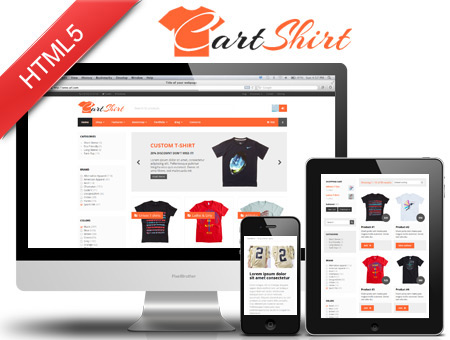 artShirt – Apparel Store responsive HTML5 Template