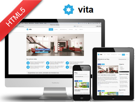 Vita – Clean Responsive HTML5 Creative Template