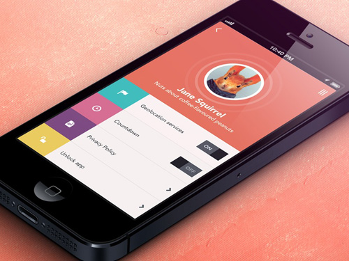 Flat Mobile UI Design and UX-1