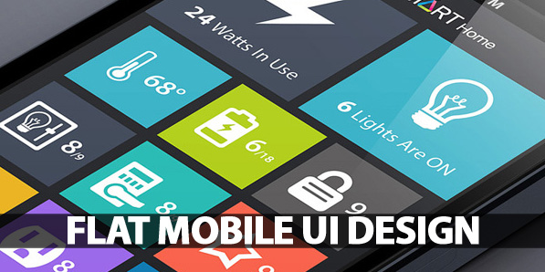 50 Flat Mobile UI Design with Remarkable User Experience