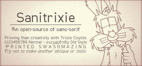 Sanitrixie Free Font
