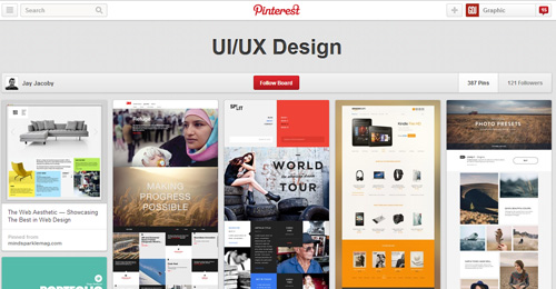 Best UIUX Pinterest Boards Must Follow-21
