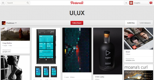Best UIUX Pinterest Boards Must Follow-25