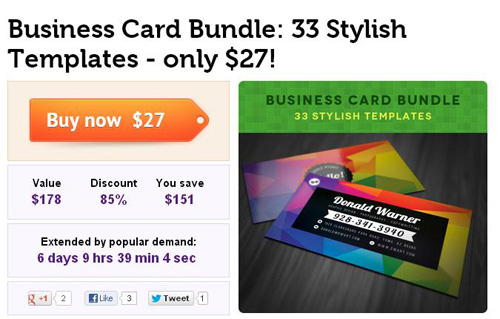 Business Card Bundle 33 Stylish Templates