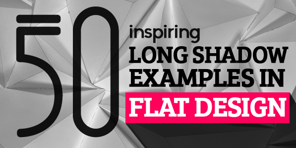 Long Shadow in Flat Design: 50 Beautiful Examples