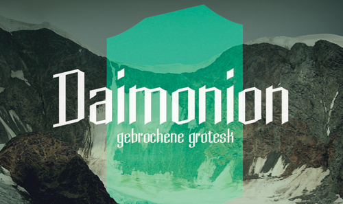 Daimonion free font