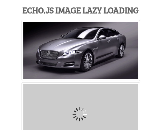 Echo.js: Simple JavaScript Image Lazy Loading
