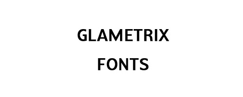 Glametrix Free Font