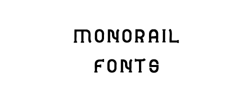Monorail Free Font