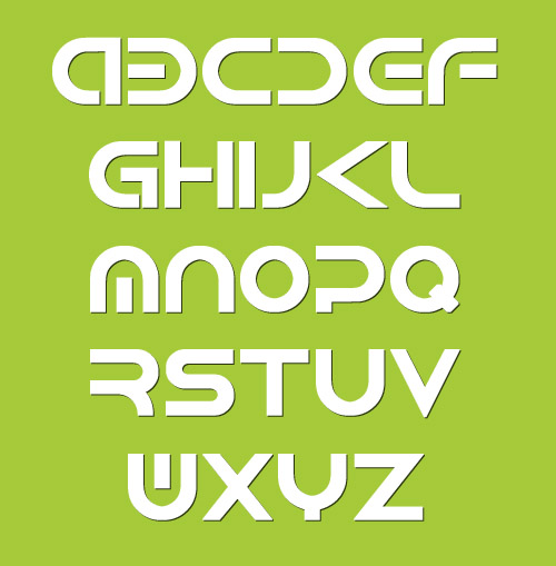 Android Fonts Letters