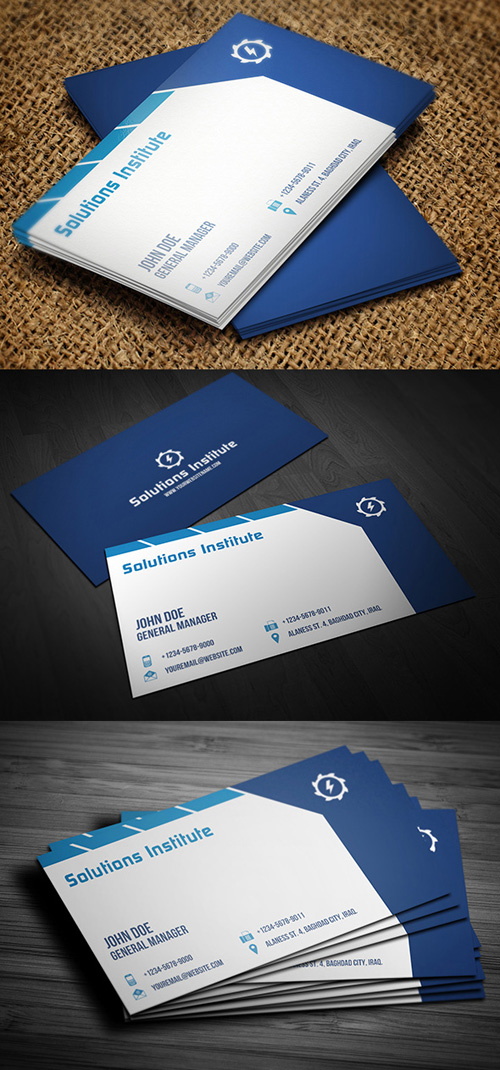 Corporate Blue Business Card