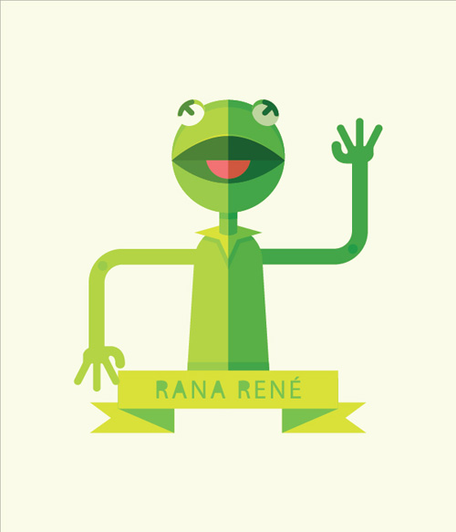Create a Geometric Kermit the Frog Illustration in Adobe Illustrator