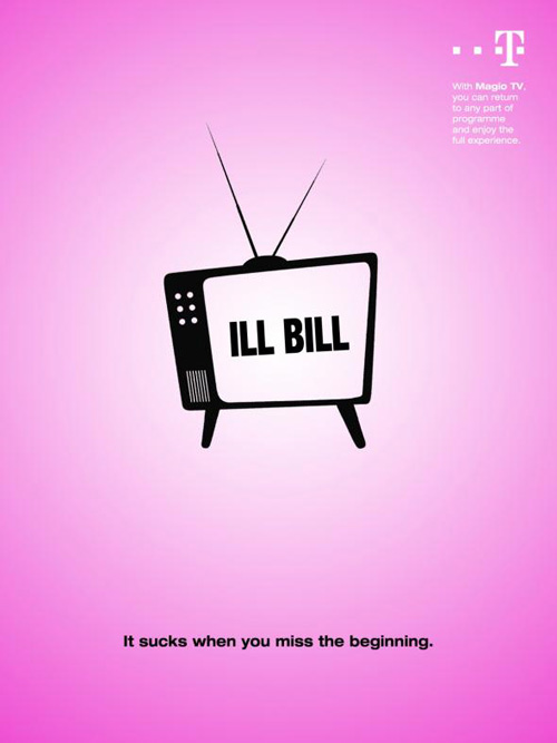 T-Mobile: Ill Bill Print Advertising