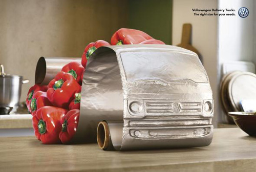 Volkswagen Delivery Trucks: Peppers Print Advertising