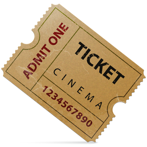 How to Illustrate an Old Cinema Ticket