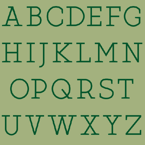Martell Fonts Letters