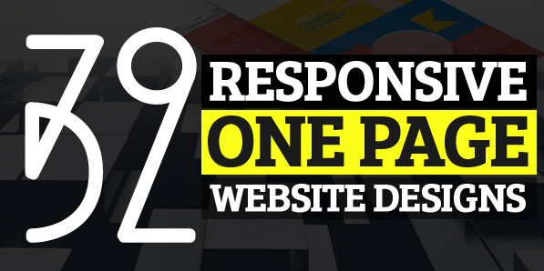 Responsive One Page Website Designs: 32 Examples