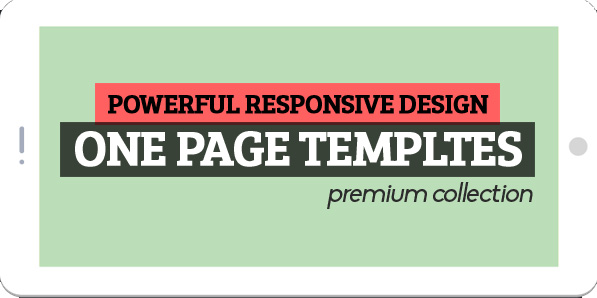 Responsive One Page Templates (Permium Collection)